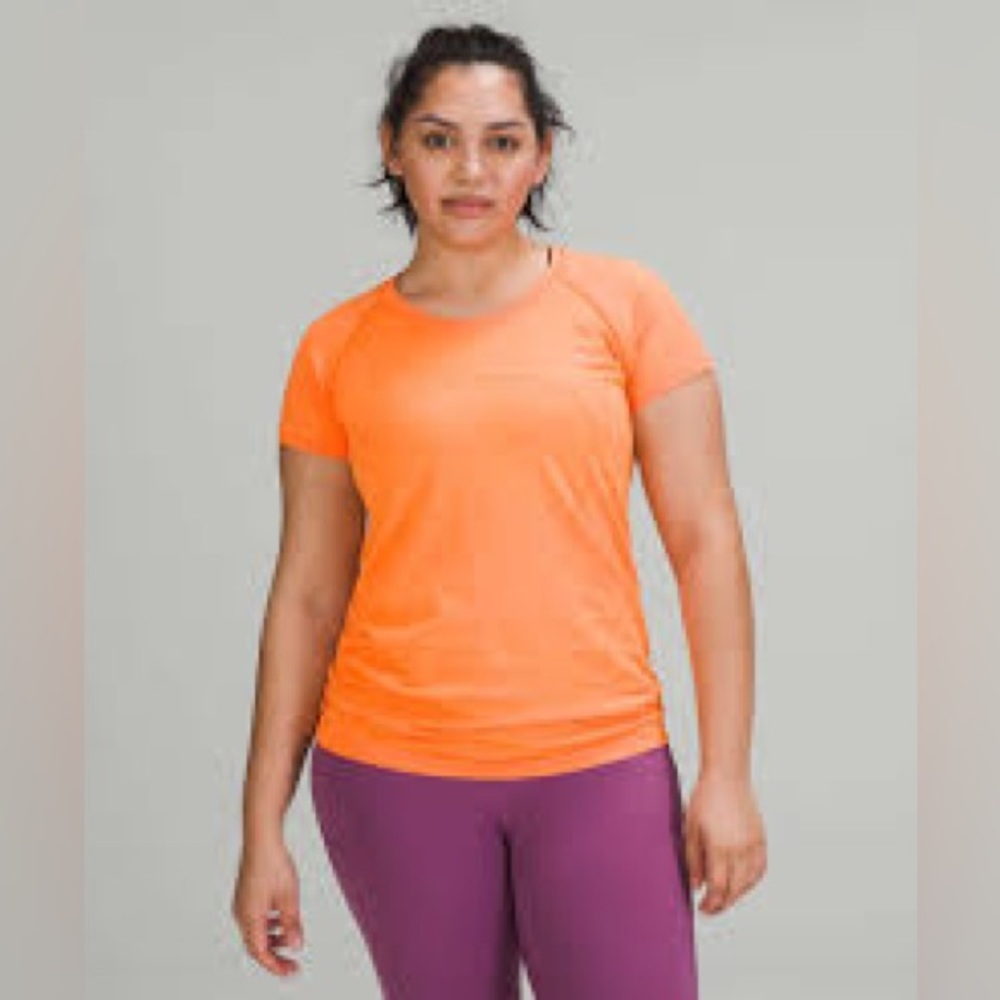 orange lululemon top